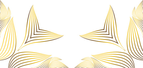 golden floral decoration