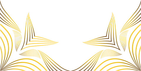 golden floral decoration