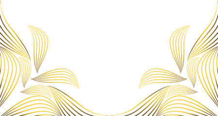 golden floral decoration