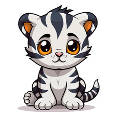 Adorable Kawaii Animal Stickers: Transparent SVG, Cute Nursery Decor Clip Art for Children's Room and Crafts