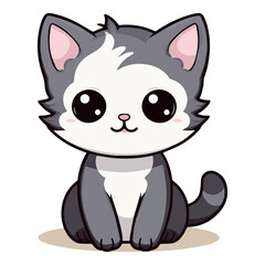 Adorable Kawaii Animal Stickers: Transparent SVG, Cute Nursery Decor Clip Art for Children's Room and Crafts