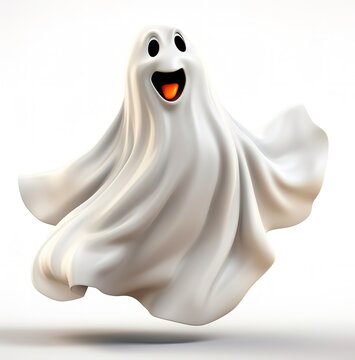 Halloween ghost 3D style