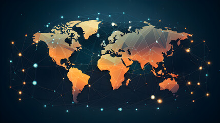 Obraz premium Global Business Adventures: Expanding Horizons, business illustration, Generative AI