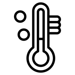 temperature line icon