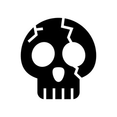 icon skull scream halloween, Halloween icon, Spooky, Scary, Horor, Simple and Minimalist icon