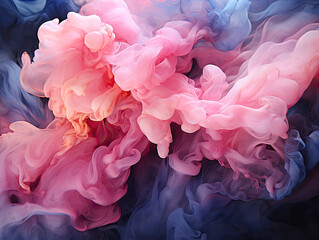 Fototapeta premium An abstract texture combines with a pink, blue, purple