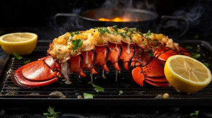 Lobster with Perfectly Cooking Grill