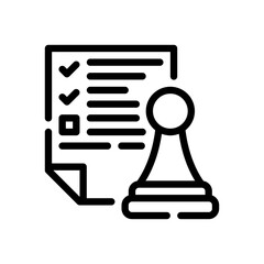 Fototapeta premium file line icon