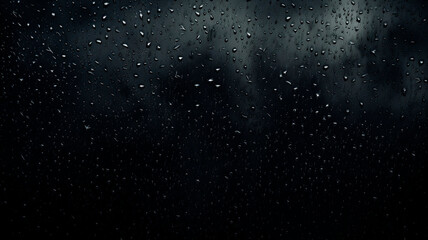 Fototapeta premium background image of a drop of water on glass, on a dark background. minimalism and simplicity. Generative AI 