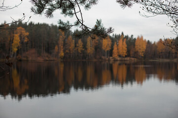 lake in autumn
