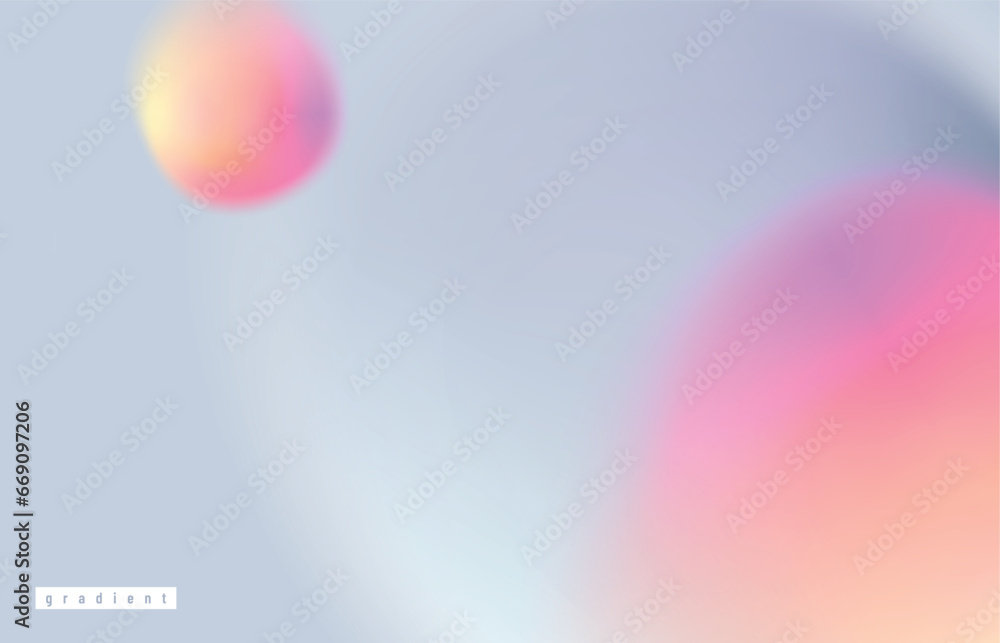 Poster abstract gradient vector background. minimal pattern banner with 3d