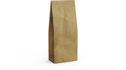 Close up view plain blank kraft paper bag fit for your design.