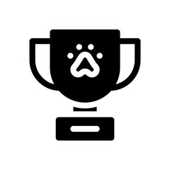 trophy glyph icon