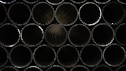 Aluminum Pipe Side View

