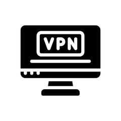 vpn glyph icon