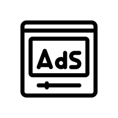 ads line icon