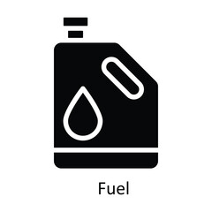 Fuel  vector Solid Design illustration. Symbol on White background EPS 10 File 