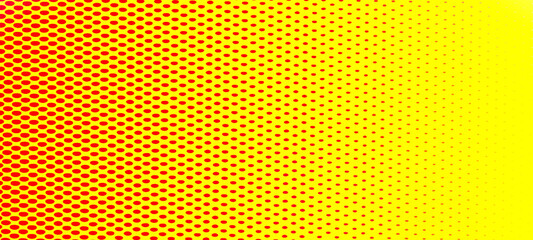 Yellow dots pattern panorama background for seasonal and holidays event with copy space, Best suitable for online Ads, poster, banner, sale, celebrations and various design works