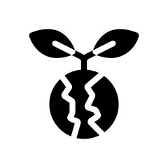 ecology glyph icon