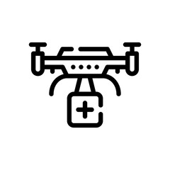 drone line icon