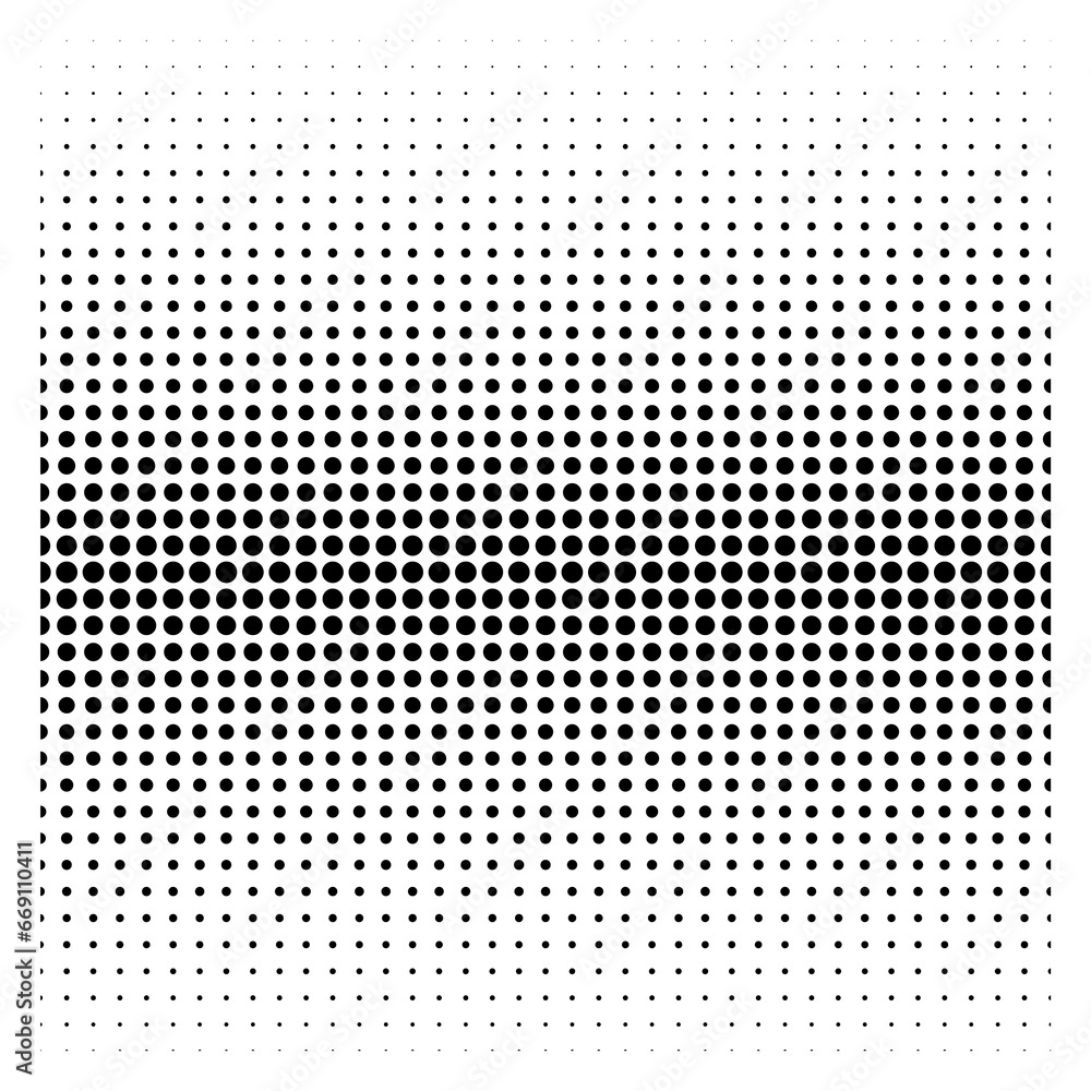 Poster dot pattern gradient effect. retro halftone texture