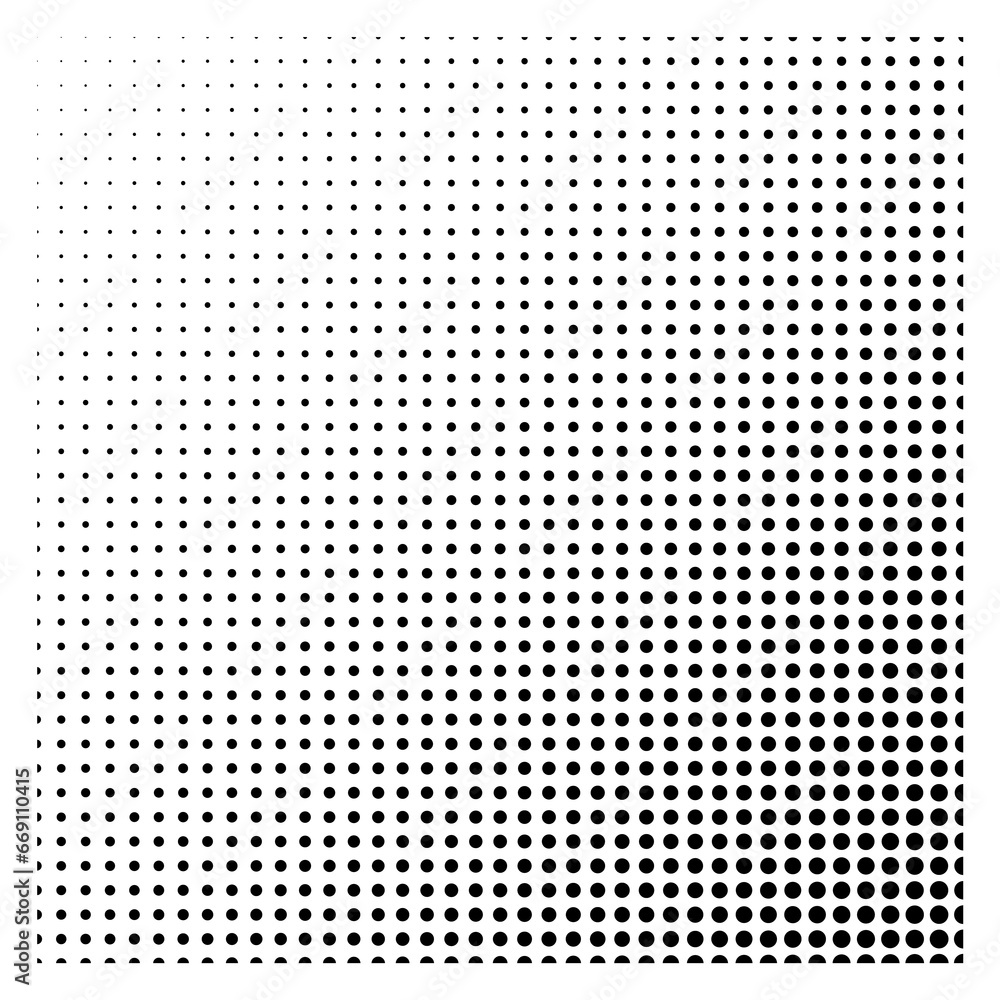 Poster halftone texture. light gradient pattern in retro style