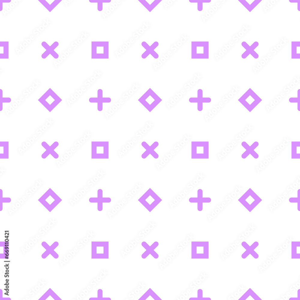 Poster abstract geometric pattern. seamless memphis line ornament
