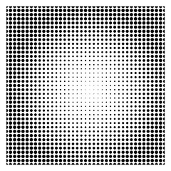 Round dot pattern. Light effect. Halftone style - obrazy, fototapety, plakaty