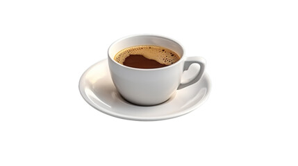 Coffee Cup isolated on transparent background, Generative ai.