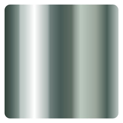 Chrome realistic gradient. Shiny metal. Polished steel