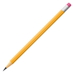 Pencil mockup. Blank brand supply. Wooden tool