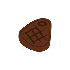 steak vector type icon