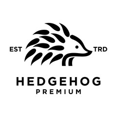 Hedgehog Logo icon design illustration
