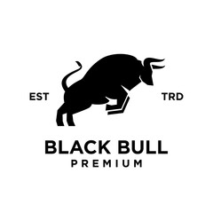 Bull logo icon design illustration