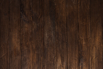 Obraz premium Old wood texture background, surface with old natural colored wood, top view. Grain table surface.
