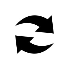 Arrow, refresh, update icon.flat trendy style flat illustration on white background..eps