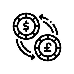 exchange line icon