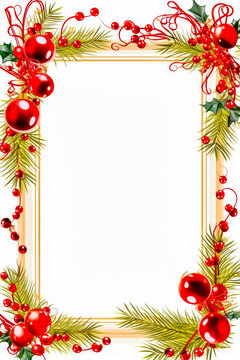 Christmas sweet frame border emptypage Whitebackground