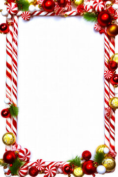 Christmas sweet frame border emptypage Whitebackground