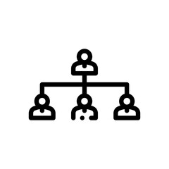 hierarchy line icon