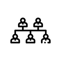 hierarchy line icon