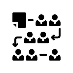 bureaucracy glyph icon