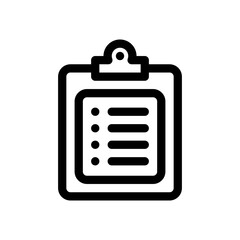 clipboard line icon