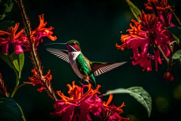 Fluttering Beauty: The Hummingbird's Delight