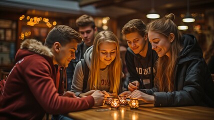 At the language school, a varied group of young people come together to begin a voyage of discovery via shared knowledge and experiences, learning new languages and cultures.