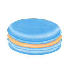 This is the blue macaron.