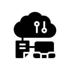 file sharing glyph icon