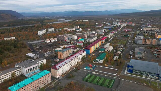 A village called "Susuman", 4k, 25fps