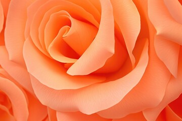 orange rose flower petals macro