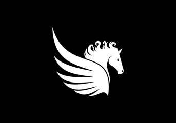 animals, flying Horse logo, horse logo, horse pegasus logo, horse pegasus shillhouette, horse shillhouette, horse vector, logo pegaus, pegasus logo, pegasus logo template, shillhouette vector animal